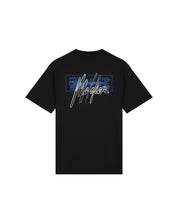Malelions Men Oversized Ticket T-Shirt | Black/Cobalt
