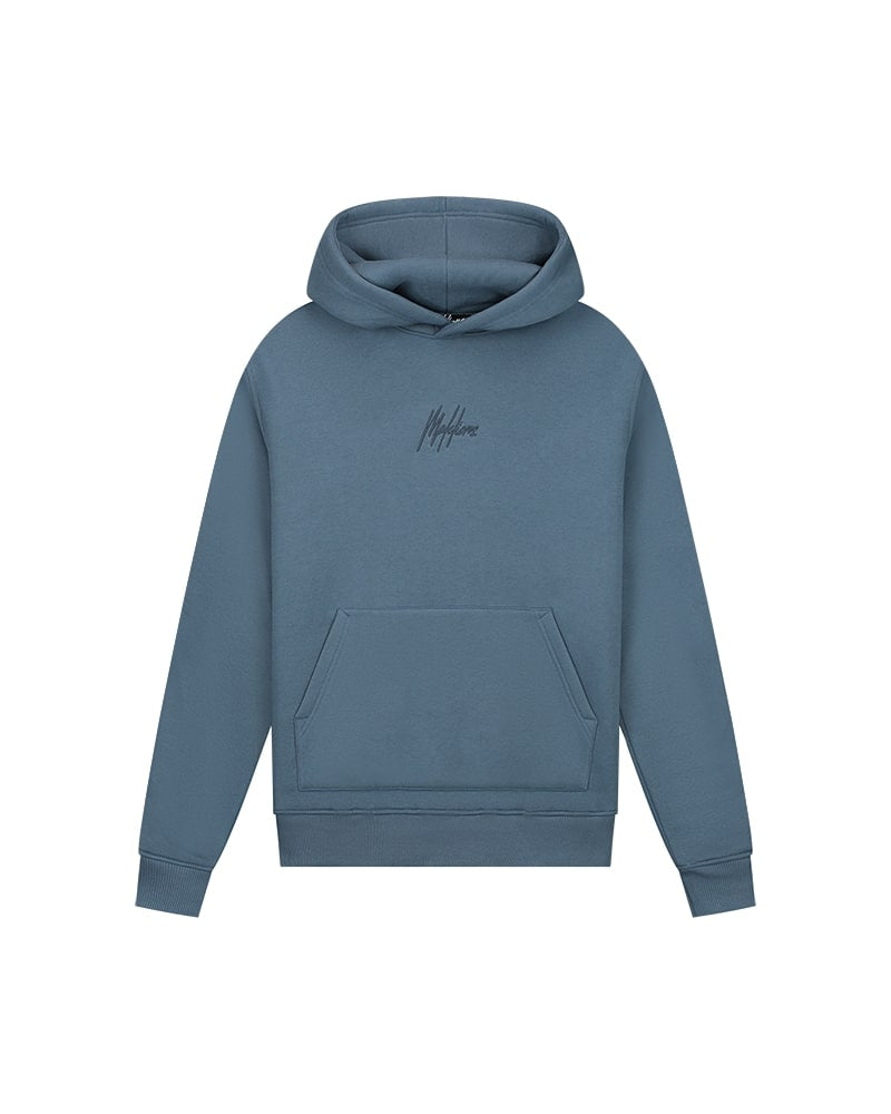  Malelions Men Venetian Hoodie | Blue Slate