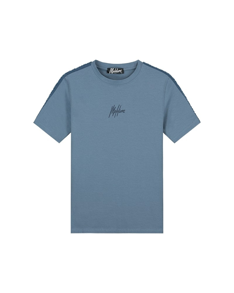  Malelions Men Venetian T-Shirt | Blue Slate