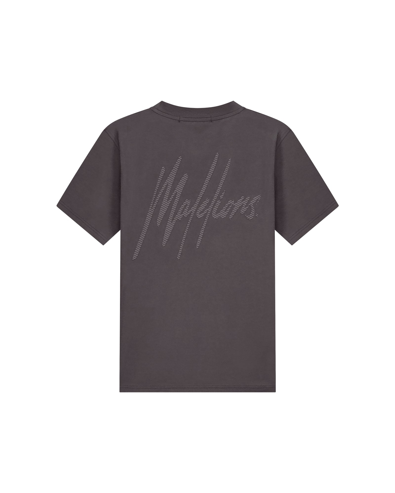 Malelions Men Striped Signature T-Shirt | Mulch Brown
