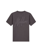 Malelions Men Striped Signature T-Shirt | Mulch Brown