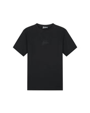 Malelions Men Striped Signature T-Shirt | Black