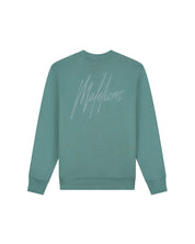 Malelions Men Striped Signature Sweater | Green