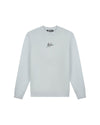  Malelions Men Striped Signature Sweater | Ocean Grey