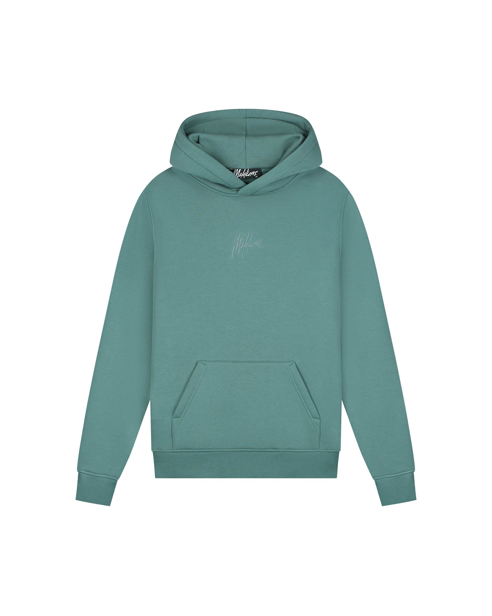 Malelions Men Striped Signature Hoodie | Green