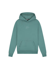 Malelions Men Striped Signature Hoodie | Green