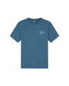  Malelions Men Signature Drip T-Shirt | Blue Slate
