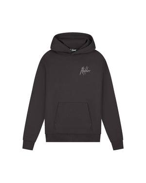 Malelions Men Signature Drip Hoodie | Mulch Brown
