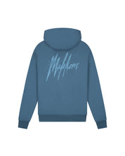 Malelions Men Signature Drip Hoodie | Blue Slate