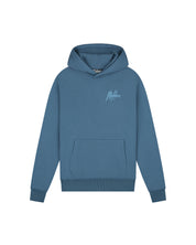 Malelions Men Signature Drip Hoodie | Blue Slate