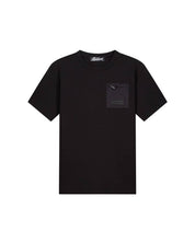 Malelions Men Nylon Pocket T-Shirt | Black
