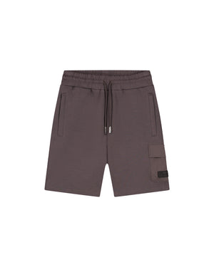 Malelions Men Nylon Pocket Cargo Shorts | Mulch Brown