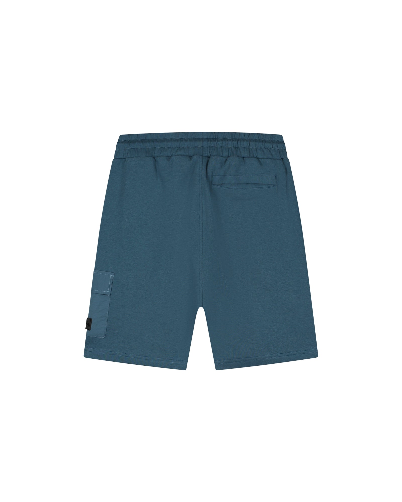 Malelions Men Nylon Pocket Cargo Shorts | Blue Slate