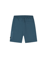 Malelions Men Nylon Pocket Cargo Shorts | Blue Slate