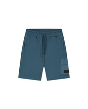 Malelions Men Nylon Pocket Cargo Shorts | Blue Slate