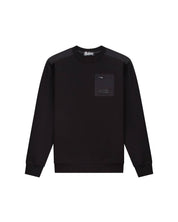 Malelions Men Nylon Pocket Sweater | Black