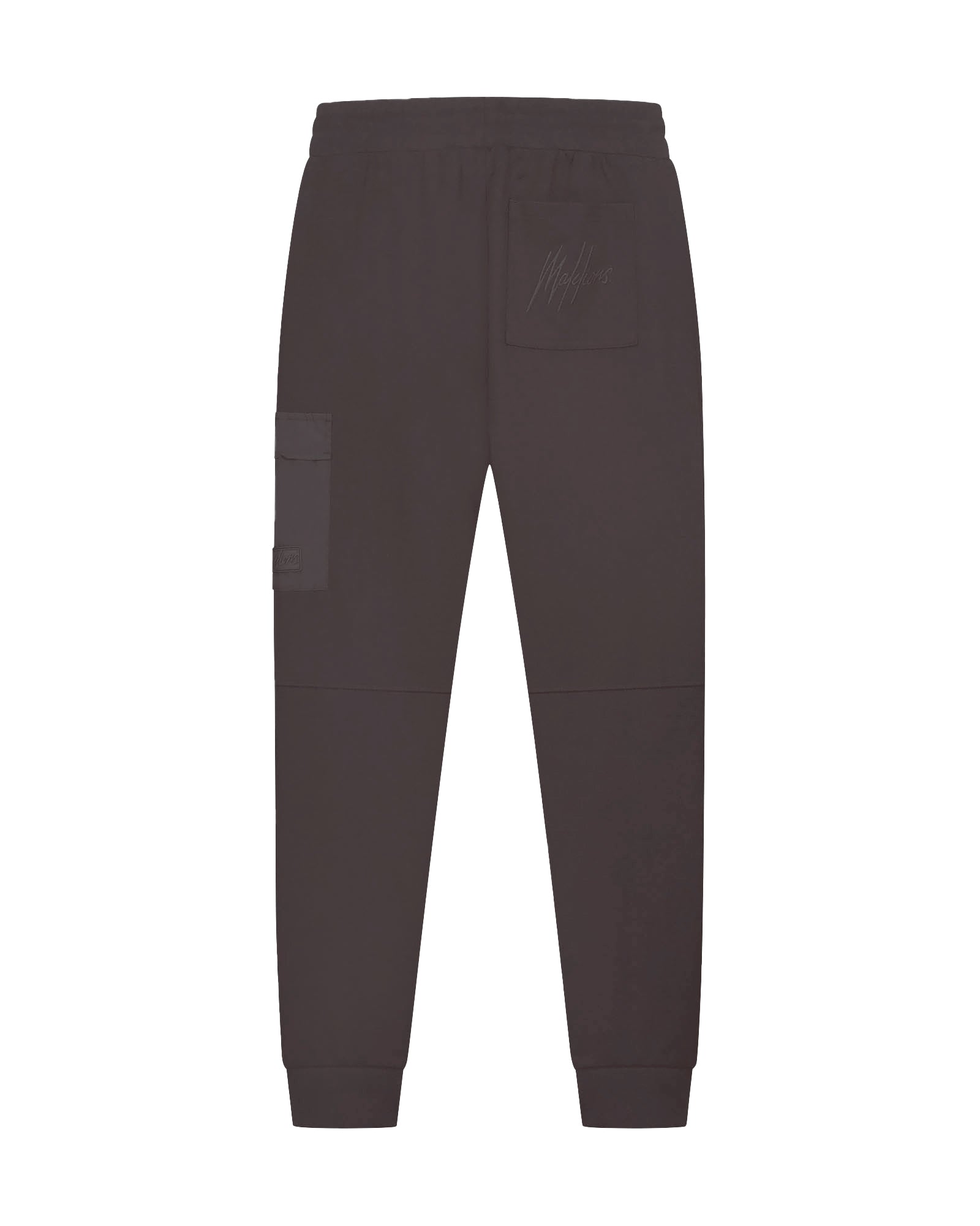 Malelions Men Nylon Pocket Sweatpants | Mulch Brown