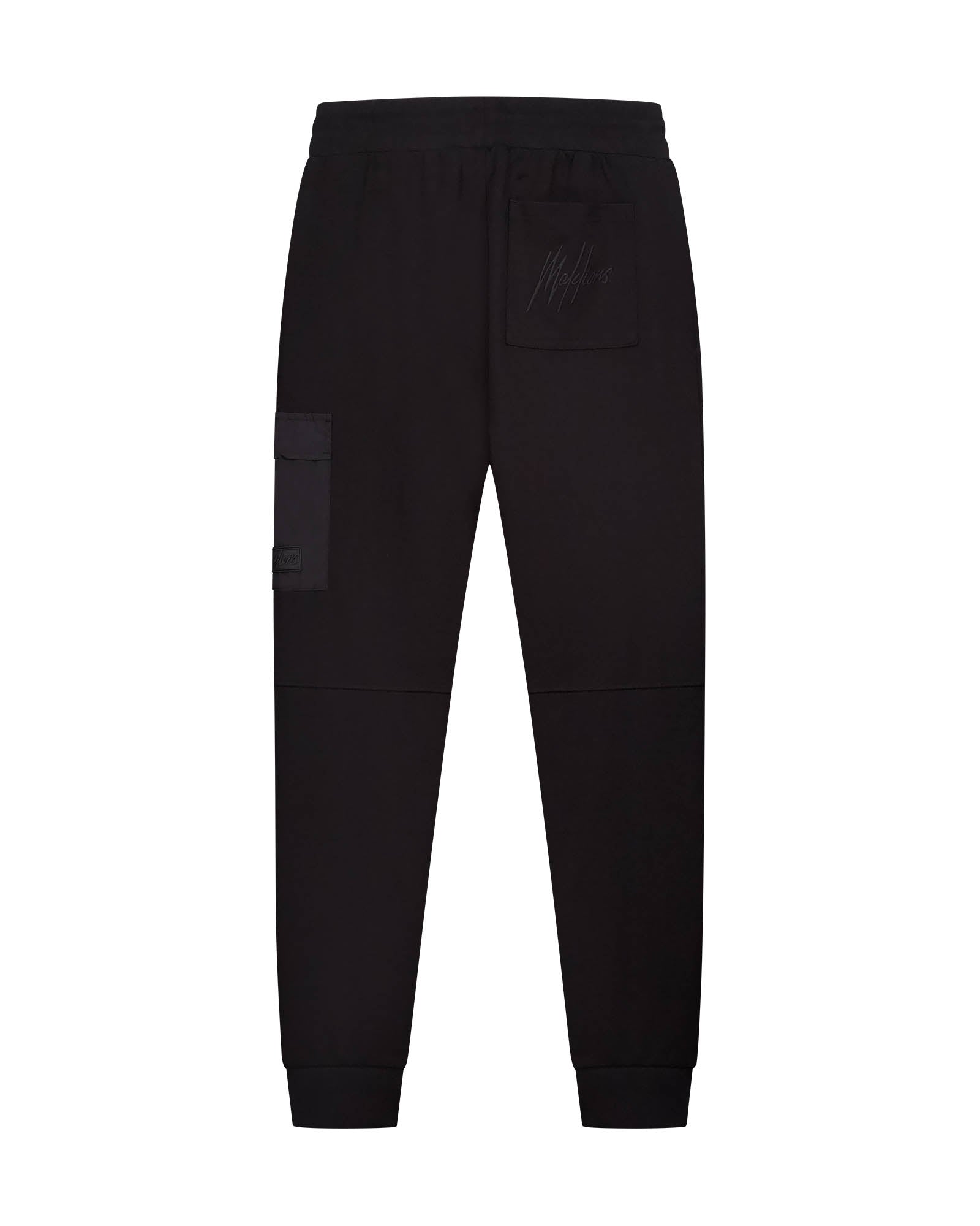 Malelions Men Nylon Pocket Sweatpants | Black