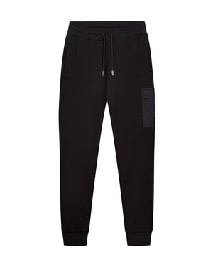 Malelions Men Nylon Pocket Sweatpants | Black