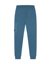 Malelions Men Nylon Pocket Sweatpants | Blue Slate