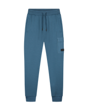 Malelions Men Nylon Pocket Sweatpants | Blue Slate