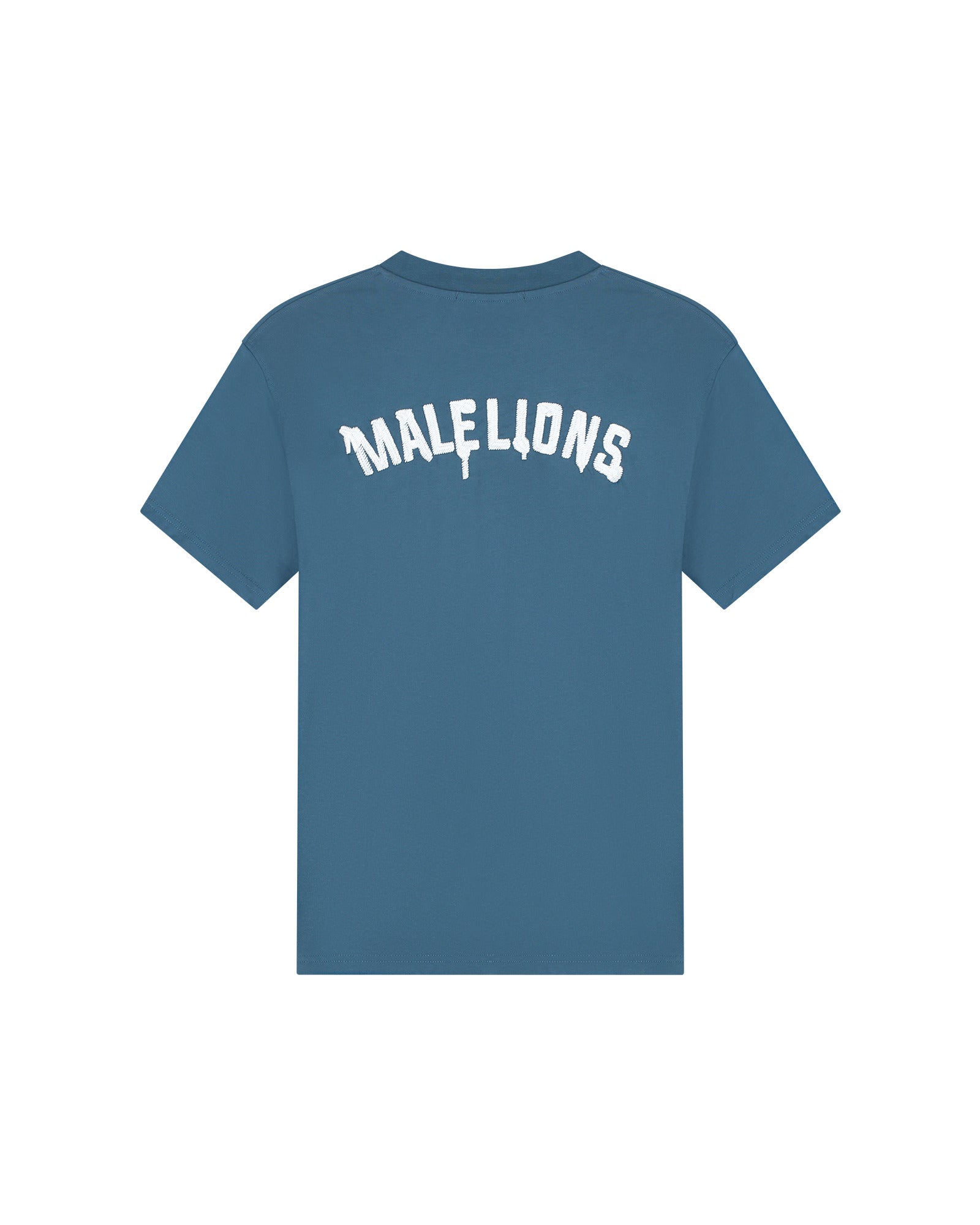 Malelions Men Graffiti T-Shirt | Blue Slate