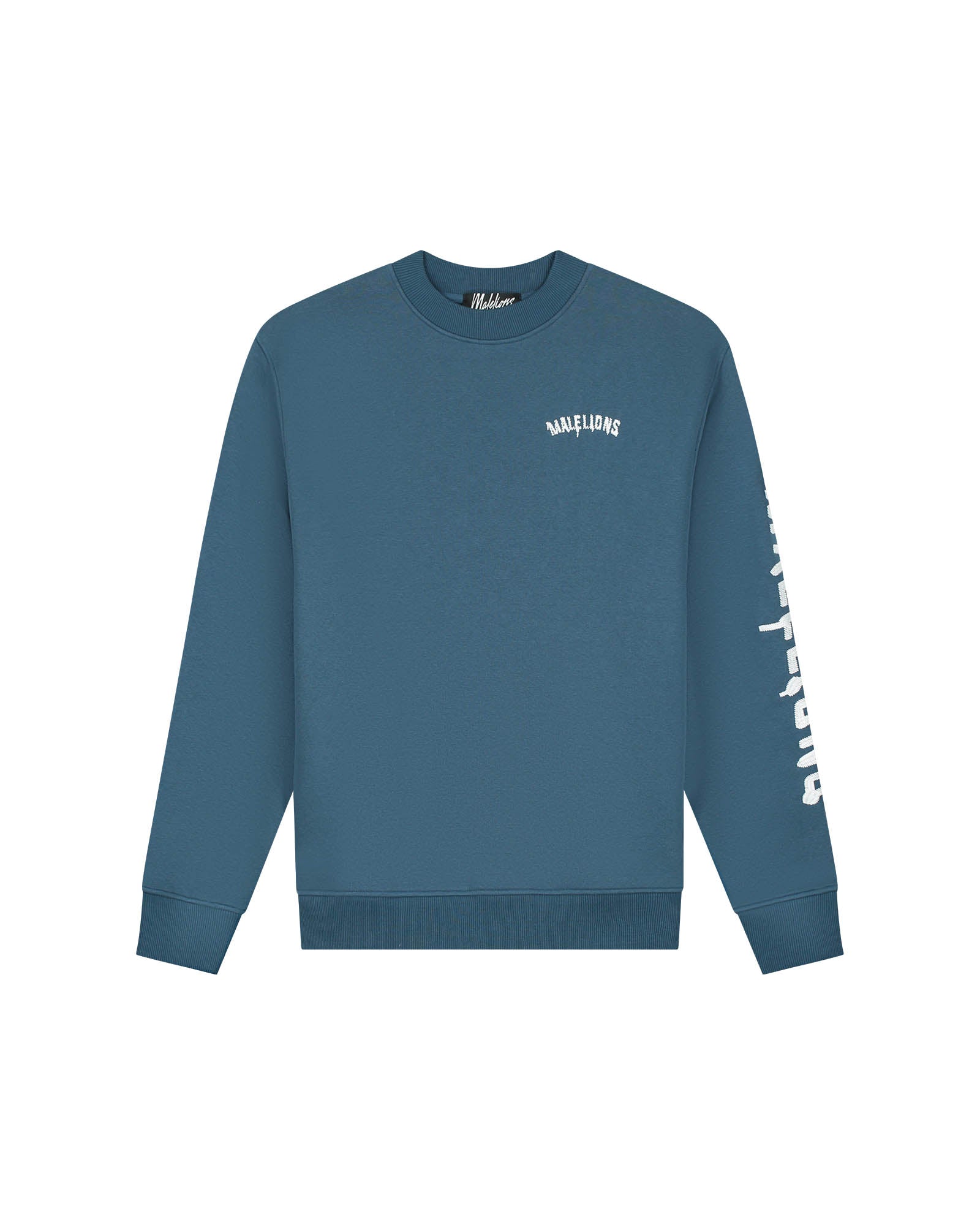 Malelions Men Graffiti Sweater | Blue Slate
