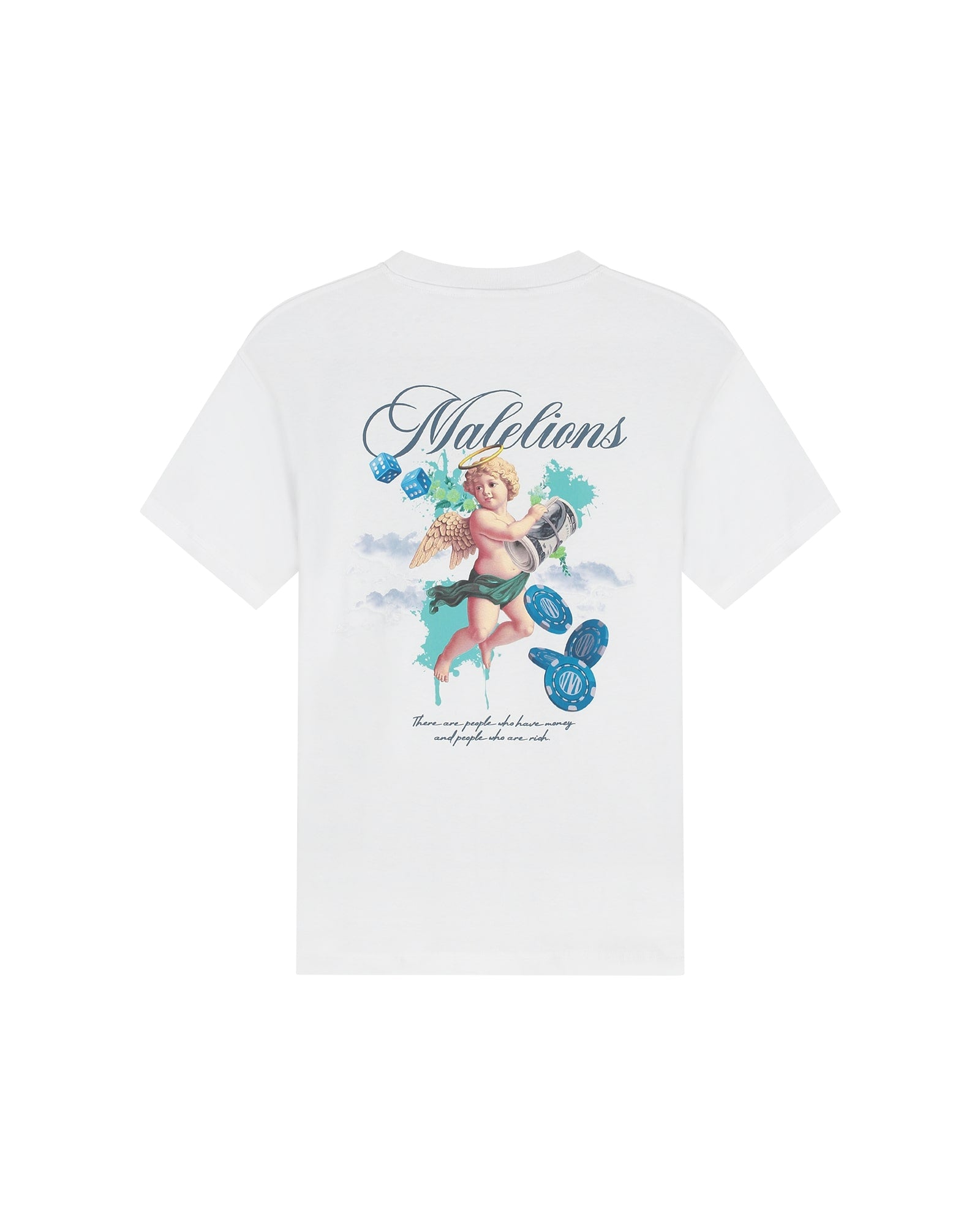 Malelions Men Angel T-Shirt | White