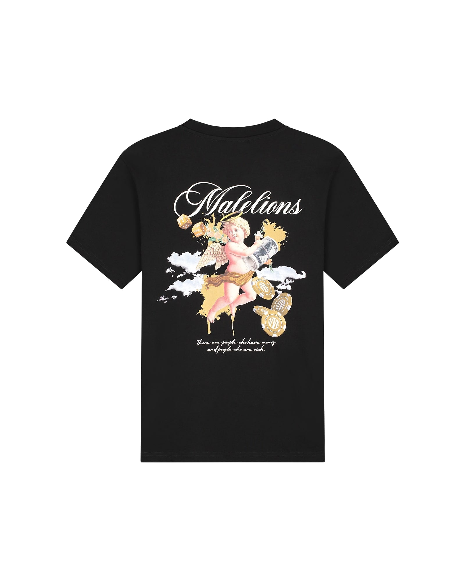 Malelions Men Angel T-Shirt | Black