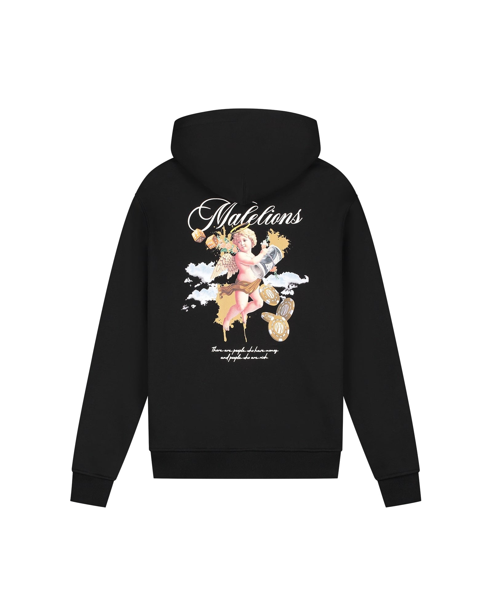Malelions Men Angel Hoodie | Black
