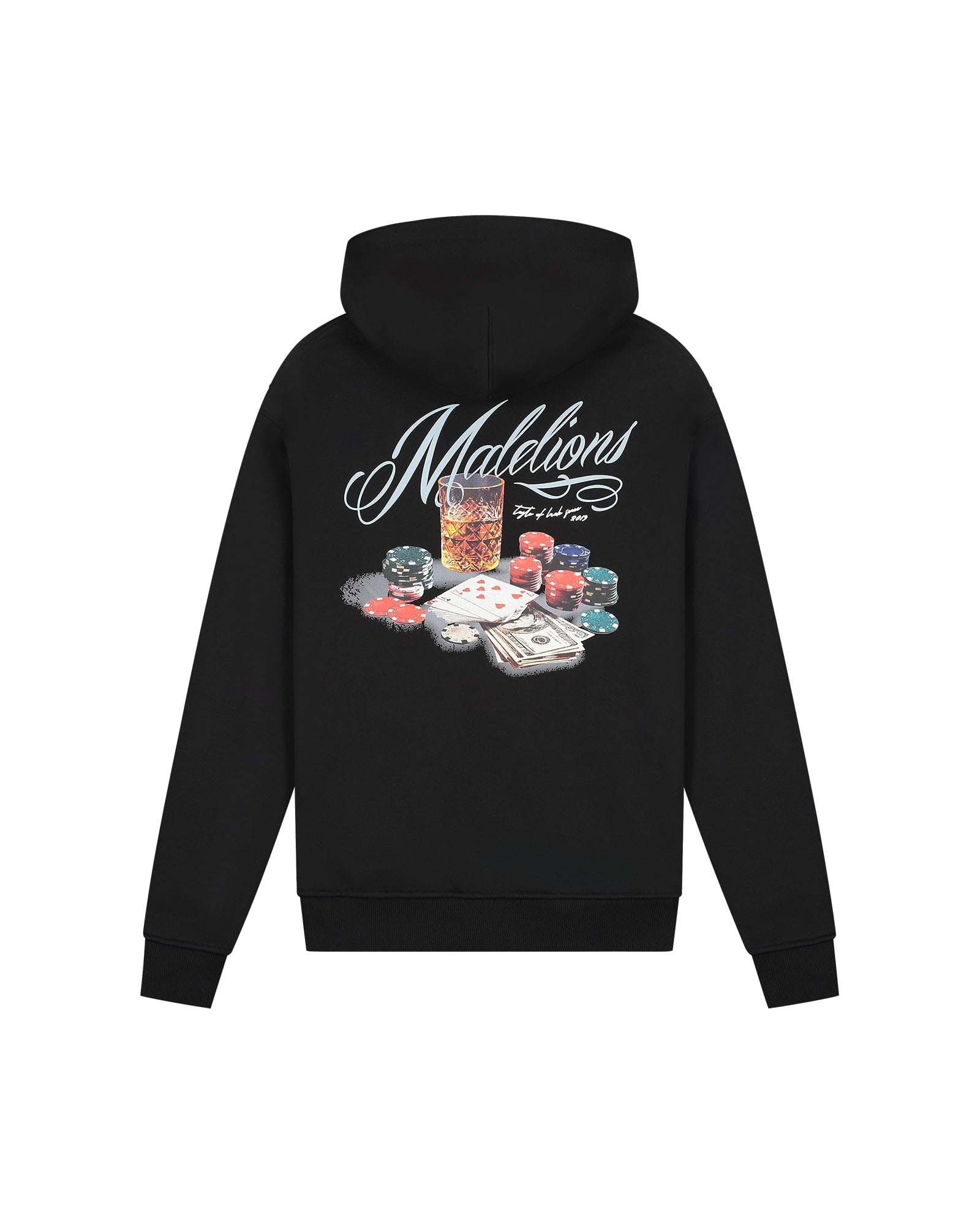 Malelions Men Playing Cards Hoodie - Black - Malelions