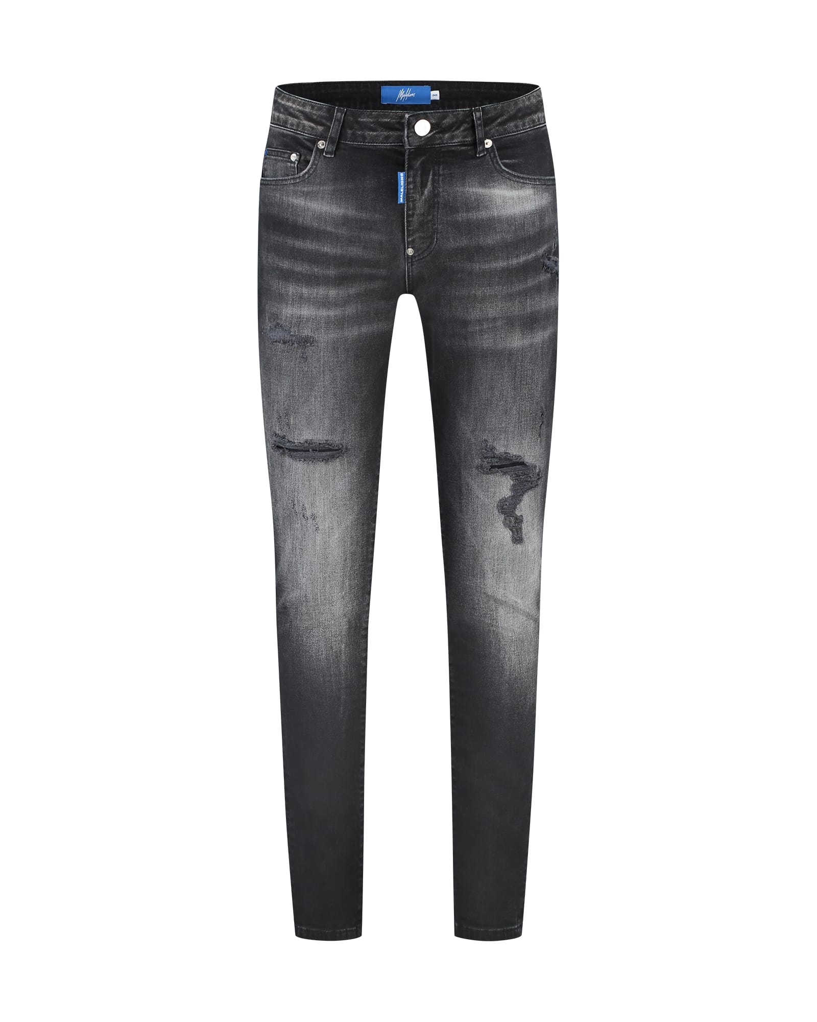 Malelions Men Slim Regular Jeans | Black