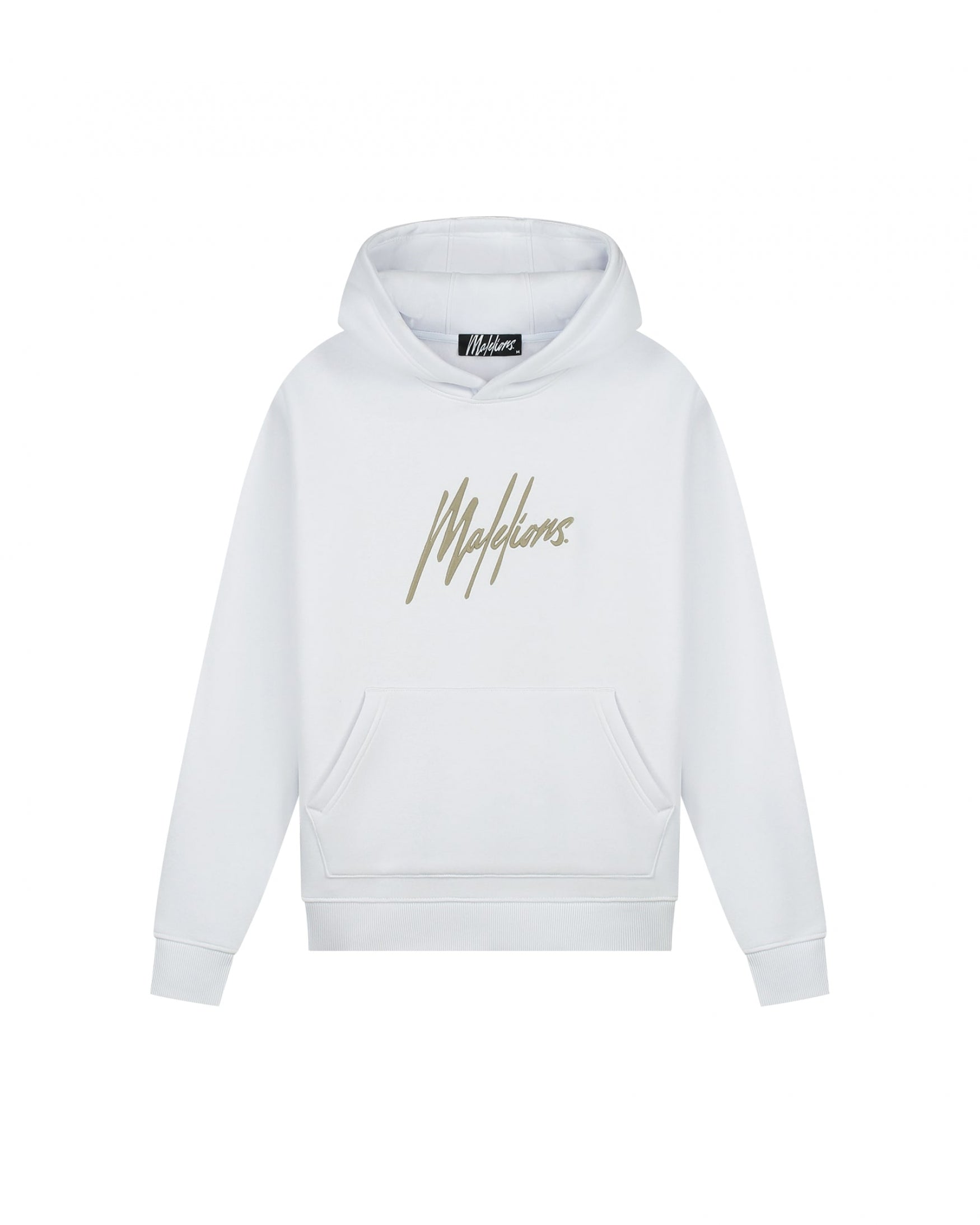  Malelions Men Essentials Hoodie | White