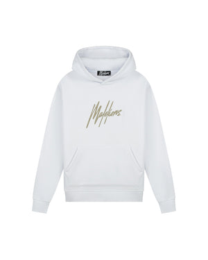 Malelions Men Essentials Hoodie | White