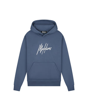 Malelions Men Essentials Hoodie | Blue