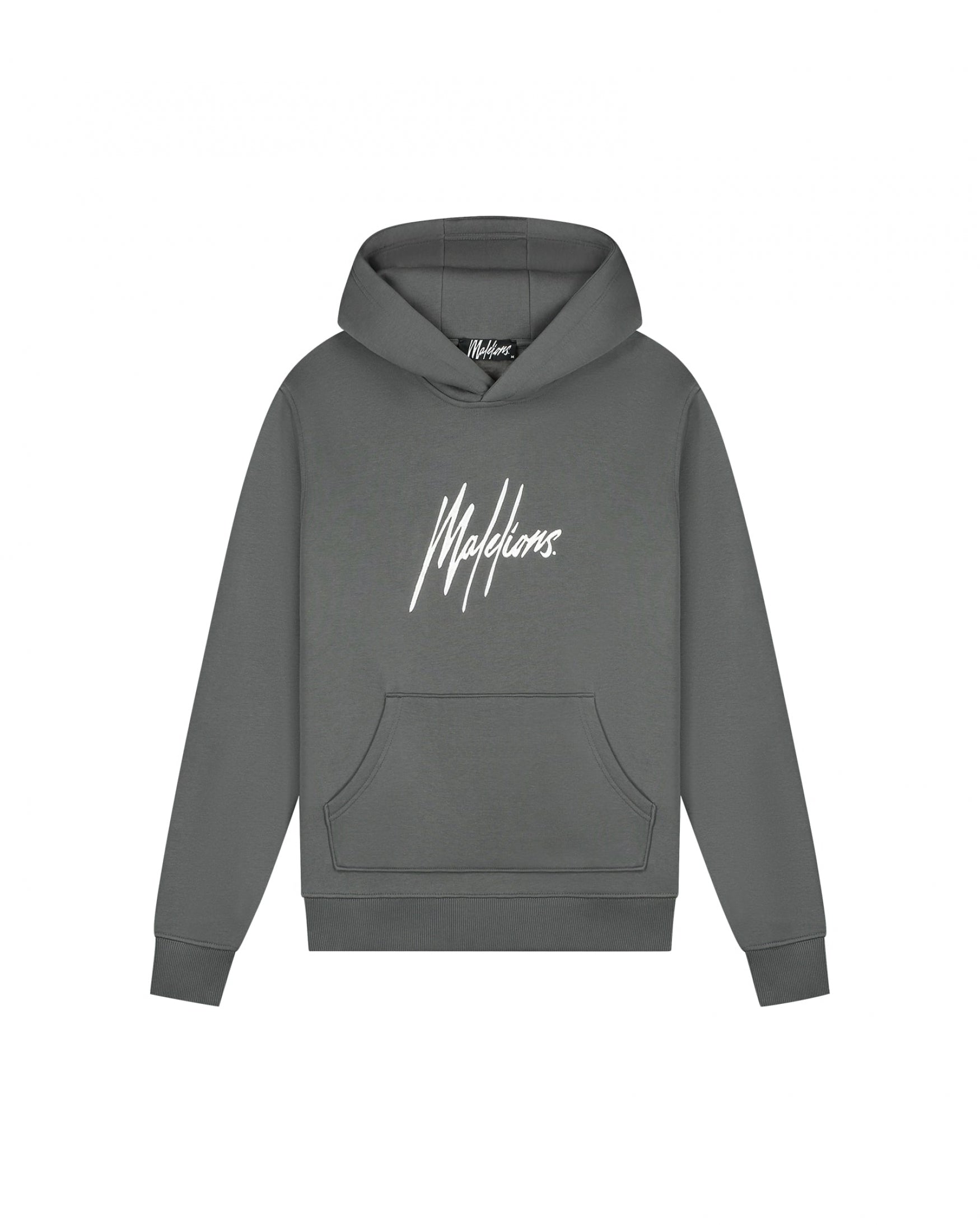  Malelions Men Essentials Hoodie | Iron Grey