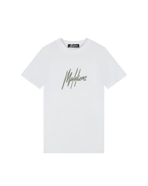 Malelions Men Essentials T-Shirt | White