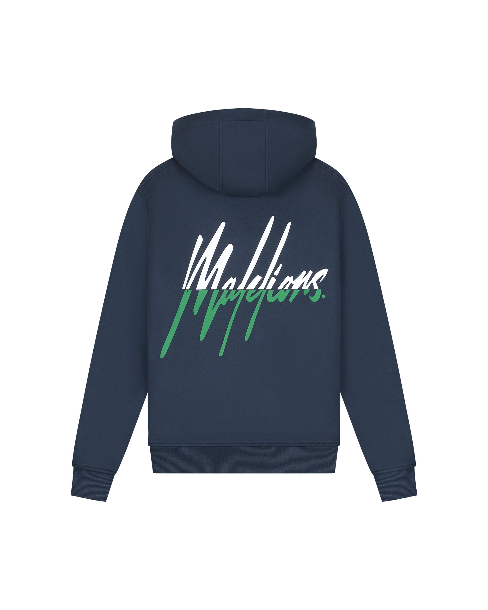 Malelions Men Split Tracksuit | Navy/Green
