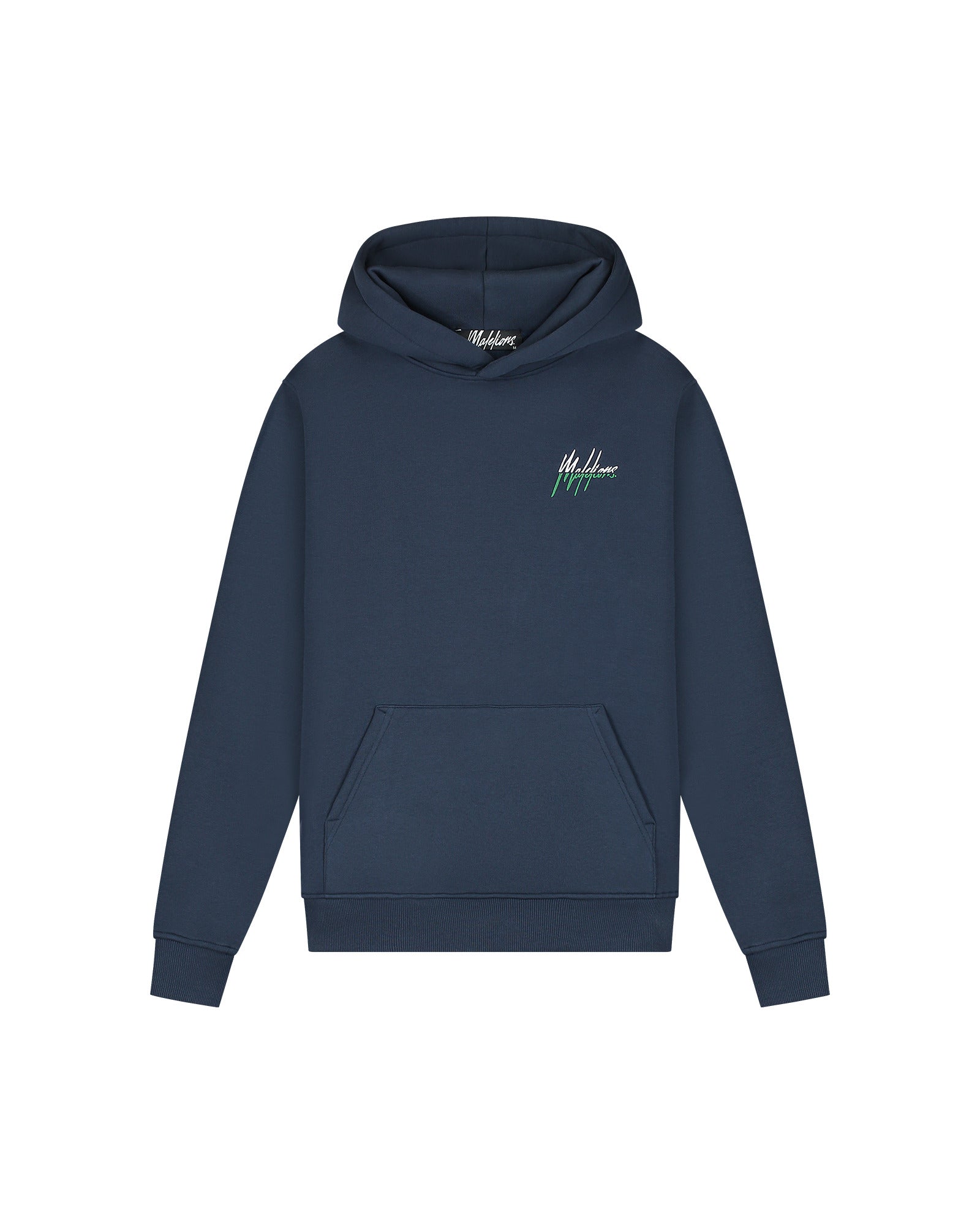 Malelions Men Split Tracksuit | Navy/Green