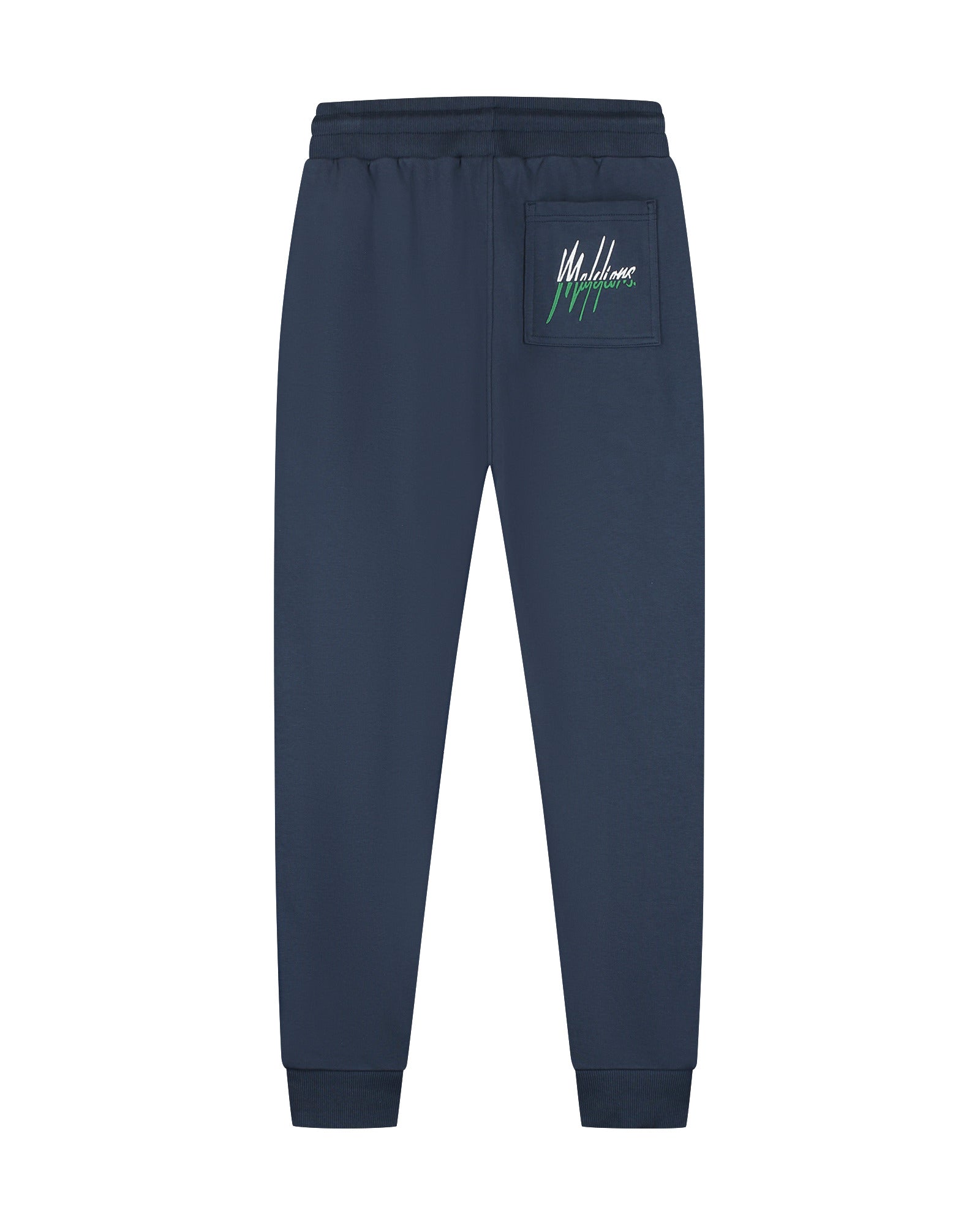 Malelions Men Split Tracksuit | Navy/Green