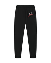 Malelions Men Split Tracksuit | Black/Red