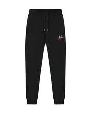 Malelions Men Split Tracksuit | Black/Red