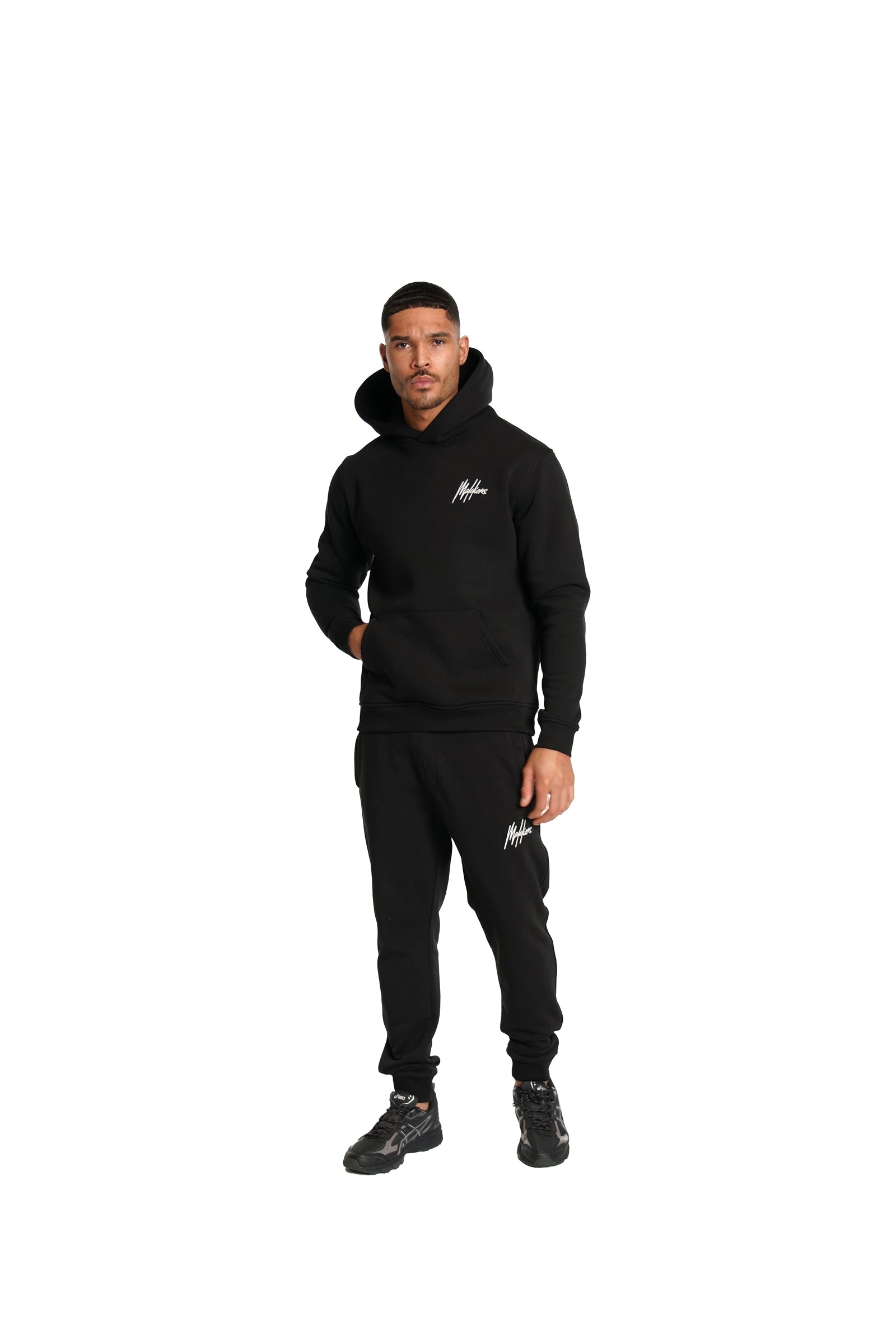 Malelions Men Signature Tracksuit | Black