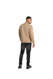 Malelions Herren-Sneaker-Halbreißverschluss | Khaki