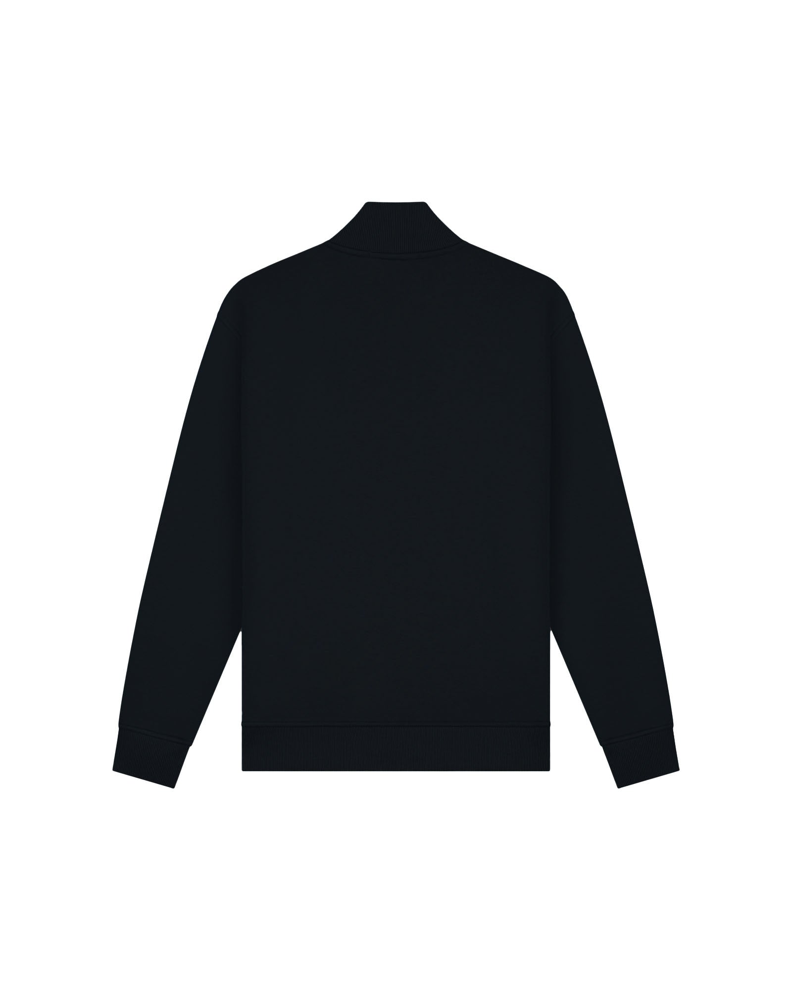 Malelions Herren-Sneaker-Halbzip-Pullover | Schwarz