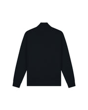 Malelions Herren-Sneaker-Halbzip-Pullover | Schwarz