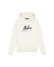Malelions Herren-Hoodie Essentials | Off-White/Schiefergrau