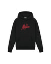  Malelions Men Essentials Hoodie | Black/Red