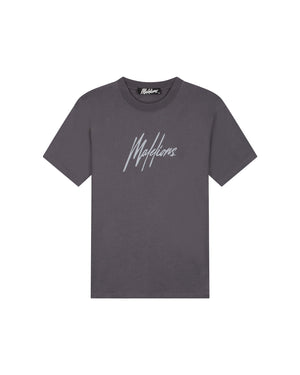Malelions Herren-T-Shirt | Anthrazit/Grau