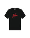  Malelions Men Essentials T-Shirt | Black/Red